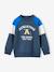 Colourblock Sports Sweatshirt for Boys navy blue 