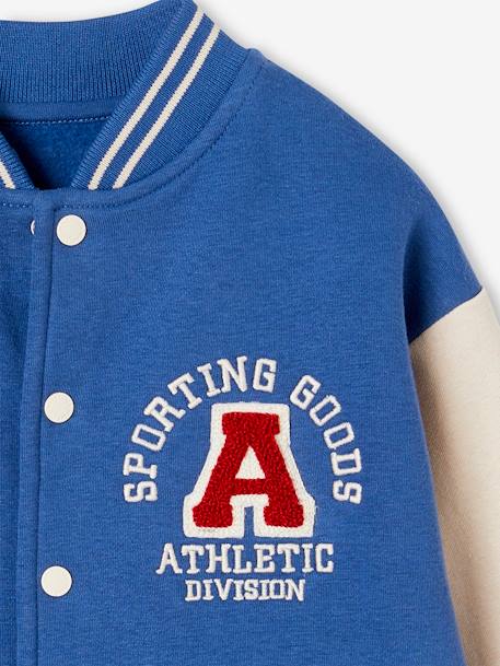 Sports Varsity Jacket for Boys blue+red 