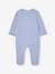 Pack of 3 BASICS Jersey Knit Sleepsuits with Zip Fastening, for Babies chambray blue 