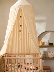 -Bed Canopy in Cotton Gauze, EAU DE ROSE Theme