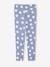 Printed Rib Knit Leggings, for Girls chambray blue+ecru+navy blue+old rose 