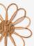 Pack of 5 Wall Flowers in Rattan beige 