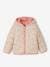 Reversible Lightweight Jacket for Girls navy blue+rosy apricot 