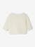 Sweatshirt with Broderie Anglaise Ruffle for Newborn Babies ecru 