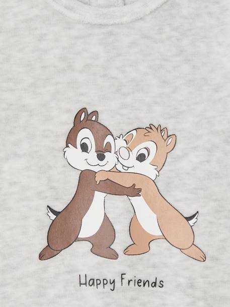 Chip'n Dale Velour Sleepsuit for Baby Boys by Disney® marl grey 