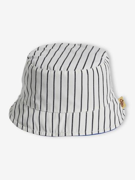 Reversible Bucket Hat for Baby Boys royal blue 