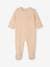 Pack of 2 'Love' Sleepsuits in Jersey Knit for Newborn Babies peach 