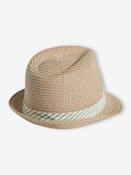 -Panama-Type Hat, Straw-Like, for Boys