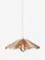 Hanging Lampshade in Multicoloured Rope terracotta 