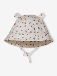 Baby-Accessories-Hats-Printed Bucket Hat for Baby Girls