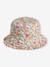 Floral Bucket Hat for Girls printed orange 