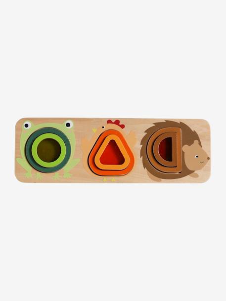 Optical Board with Animal Shapes - Tanzania wood 