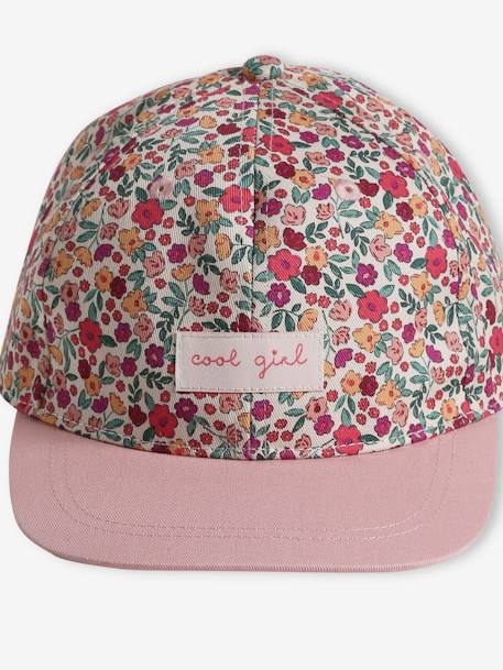 Floral Cap for Girls rose 