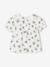 Short Sleeve Floral T-Shirt for Babies ecru 