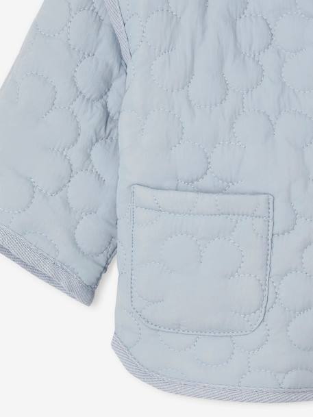 Padded Jacket for Babies pale blue+pale pink 