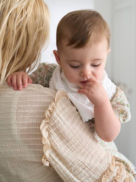 Set of 2 Bandanna Bibs white 