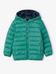 Boys-Coats & Jackets-Padded Jackets-Lightweight Jacket with Recycled Polyester Padding & Hood for Boys