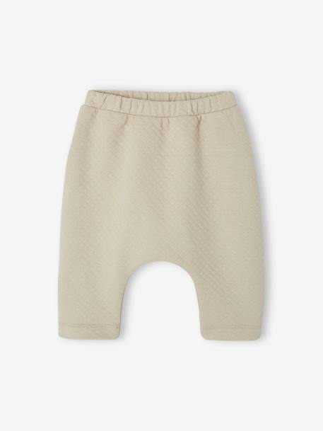 Sweatshirt & Trousers Combo for Babies clay beige+ecru+nude pink 