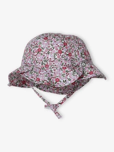 Printed Hat for Baby Girls printed pink 