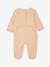 Pack of 2 'Car' Sleepsuits in Jersey Knit for Newborn Babies peach 