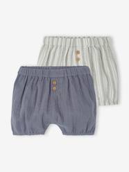 -Pack of 2 Cotton Gauze Shorts for Babies