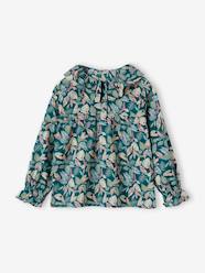 Girls-Blouses, Shirts & Tunics-Blouse with Floral Print, for Girls