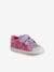 Touch-Fastening Trainers in Canvas for Baby Girls printed pink+printed violet+White 