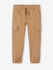 -Pull-On Cargo-Type Trousers for Boys
