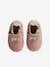 Elasticated, Soft Leather Slip-Ons for Babies old rose 