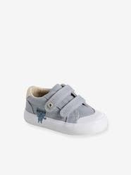 Shoes-Boys Footwear-Fabric Trainers with Hook-&-Loop Straps