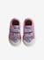 Touch-Fastening Trainers in Canvas for Baby Girls printed pink+printed violet+White 