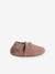 Elasticated, Soft Leather Slip-Ons for Babies old rose 