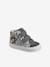 High-Top Trainers with Hook-&-Loop Fasteners for Babies striped grey 