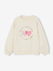 Girls-Cardigans, Jumpers & Sweatshirts-Sweatshirts & Hoodies-Sweatshirt with Fancy Details for Girls