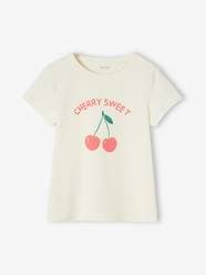 Girls-Tops-T-Shirts-T-Shirt with Message, for Girls