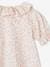 Blouse in Cotton Gauze with Frilled Collar, for Girls coral+ecru 