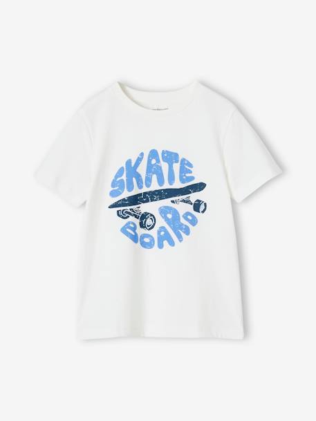 T-Shirt with Message for Boys night blue+royal blue+sage green+white+yellow 