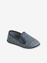 Shoes-Boys Footwear-Elasticated Slippers in Canvas for Children