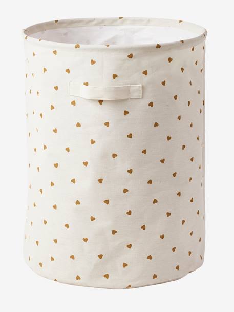 Essentials Storage Basket printed green+printed white 