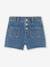 Denim Shorts, Frayed Hems, for Girls stone 