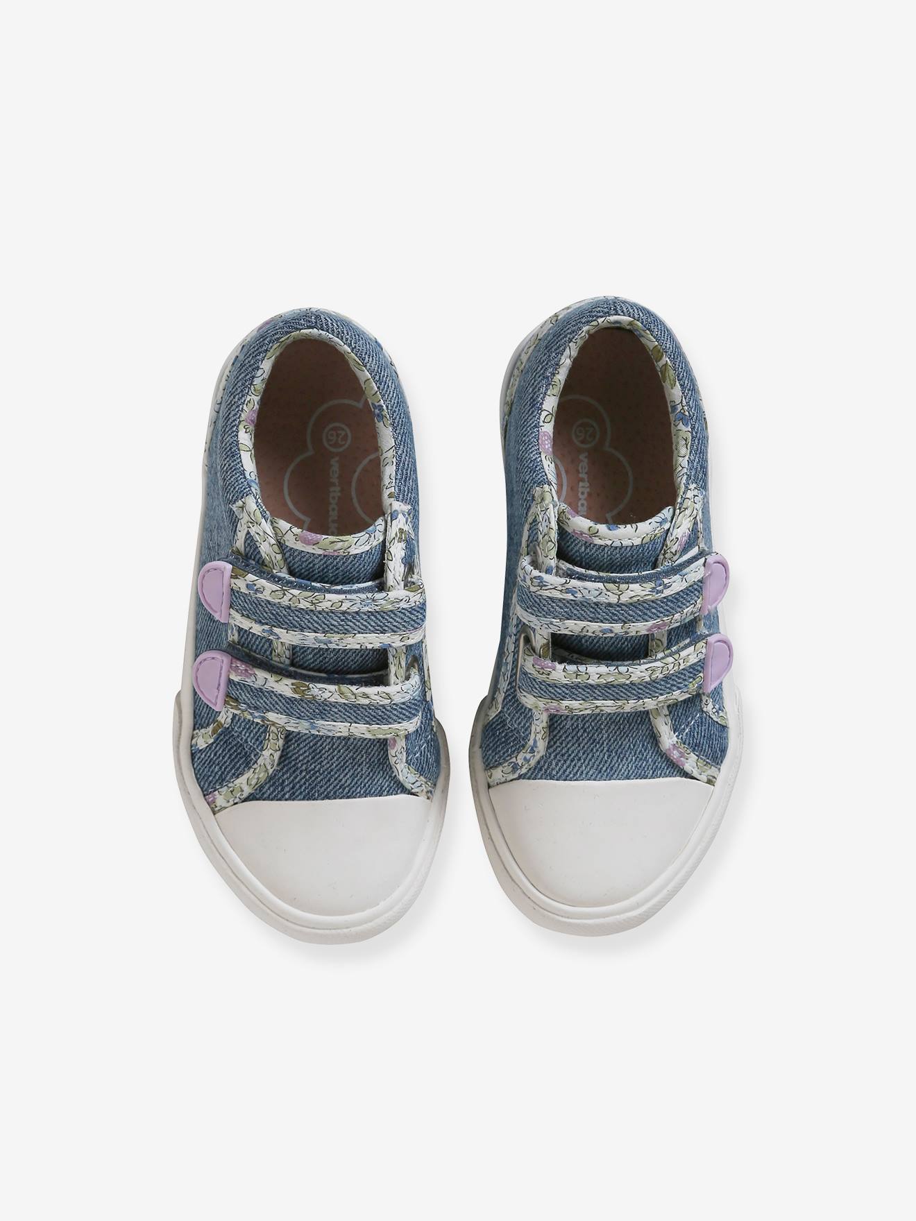 Baby & Toddler Shoes | Love Denim | Heart | Girls | Soft Sole | Inch Blue
