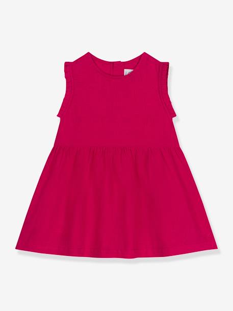 Sleeveless Linen Dress by PETIT BATEAU red 