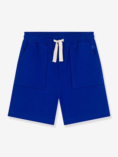 Cotton Shorts for Boys, by PETIT BATEAU navy blue 