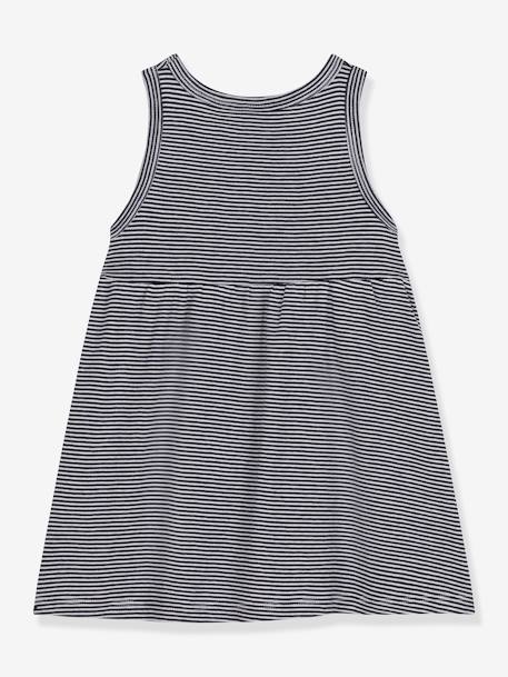 Sleeveless Dress for Babies by PETIT BATEAU blue 