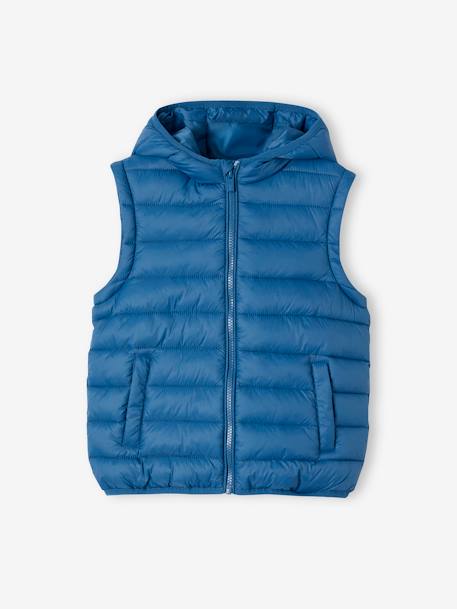 Jacket with Removable Sleeves, for Boys petrol blue 