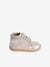 Lace-Up Soft Leather Boots for Babies, Designed for First Steps iridescent beige 