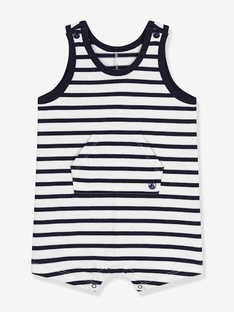 Playsuit for Babies by PETIT BATEAU navy blue 