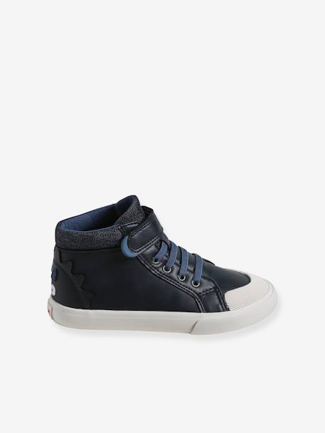 High-Top Trainers for Children, Designed for Autonomy navy blue 