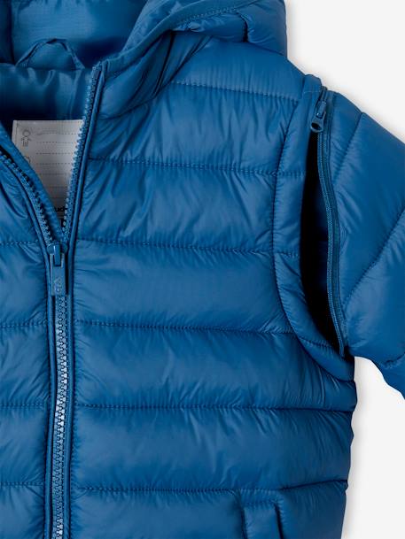 Jacket with Removable Sleeves, for Boys petrol blue 