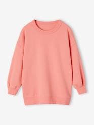 Girls-Long Sweatshirt with Large Motif on the Back, for Girls